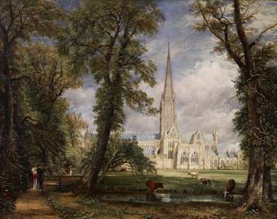 Kathedraal van Salisbury vanuit de Bisschopstuin door John Constable